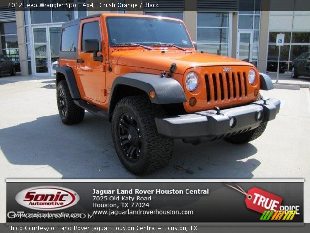 2012 Jeep Wrangler Sport 4x4 in Crush Orange