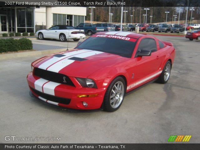 2007 Ford Mustang Shelby GT500 Coupe in Torch Red