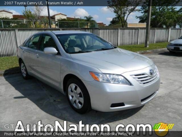 2007 Toyota Camry LE in Titanium Metallic