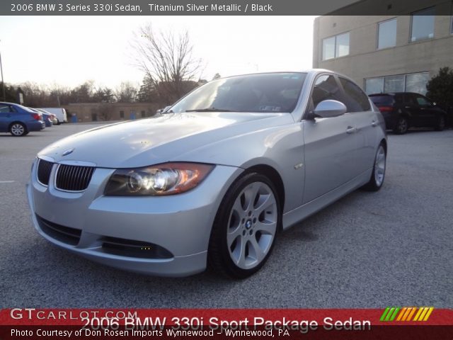 2006 BMW 3 Series 330i Sedan in Titanium Silver Metallic