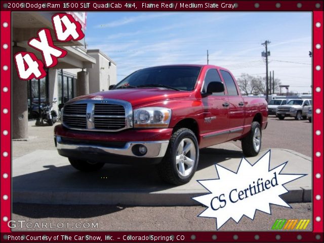 2006 Dodge Ram 1500 SLT Quad Cab 4x4 in Flame Red