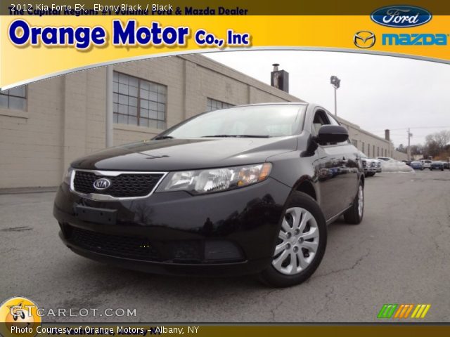 2012 Kia Forte EX in Ebony Black