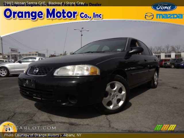 2003 Nissan Sentra GXE in Blackout