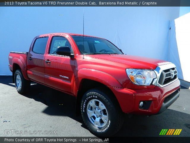 2013 Toyota Tacoma V6 TRD Prerunner Double Cab in Barcelona Red Metallic