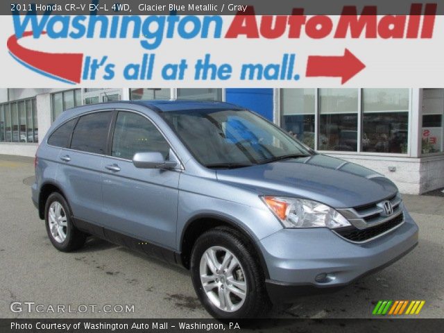 2011 Honda CR-V EX-L 4WD in Glacier Blue Metallic
