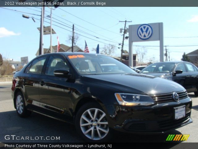 2012 Volkswagen Jetta SE Sedan in Black