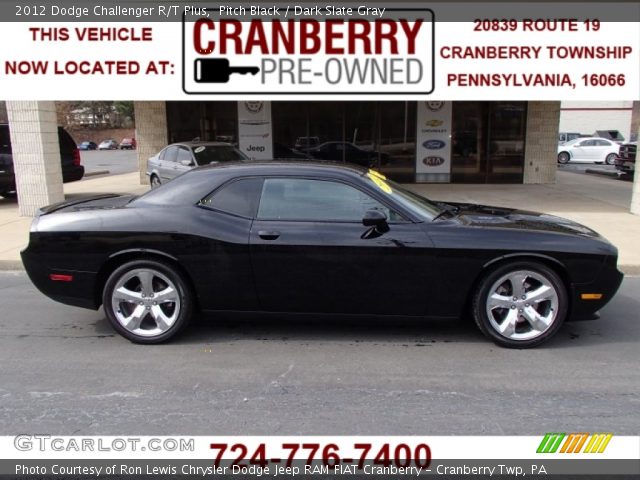 2012 Dodge Challenger R/T Plus in Pitch Black