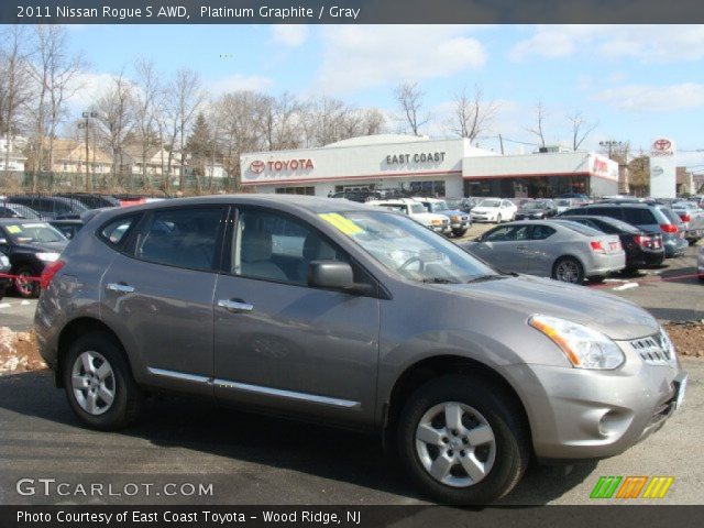 2011 Nissan Rogue S AWD in Platinum Graphite