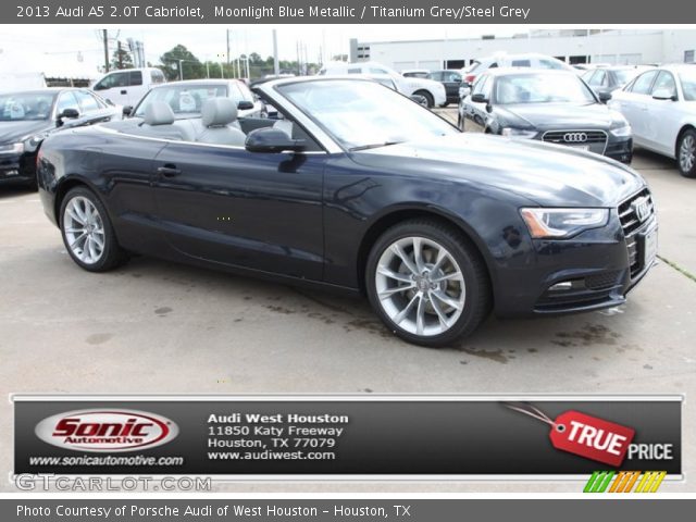 2013 Audi A5 2.0T Cabriolet in Moonlight Blue Metallic