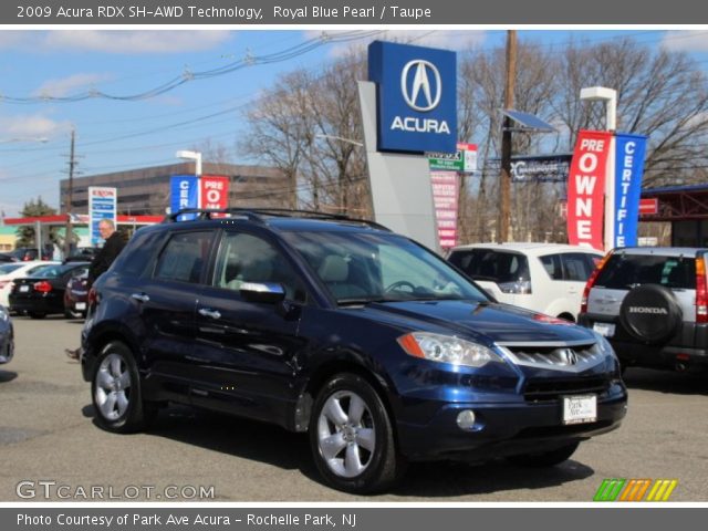 2009 Acura RDX SH-AWD Technology in Royal Blue Pearl