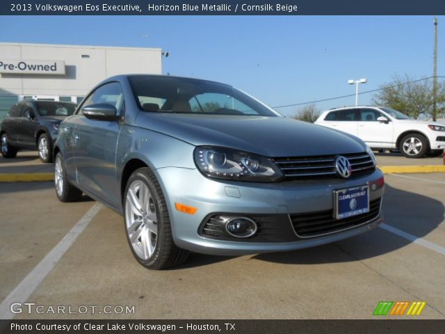 2013 Volkswagen Eos Executive in Horizon Blue Metallic