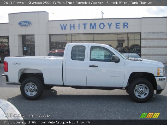 2013 Chevrolet Silverado 2500HD Work Truck Extended Cab 4x4 in Summit White