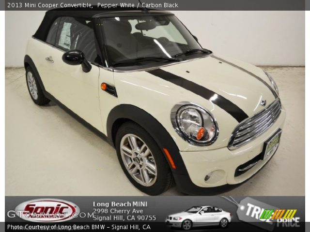 2013 Mini Cooper Convertible in Pepper White