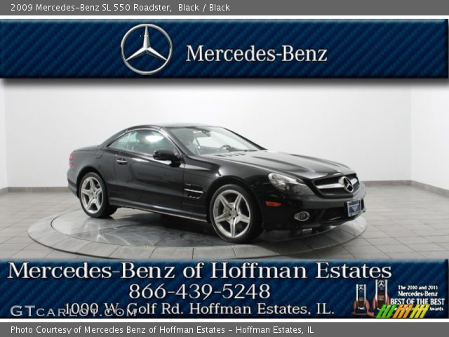 2009 Mercedes-Benz SL 550 Roadster in Black