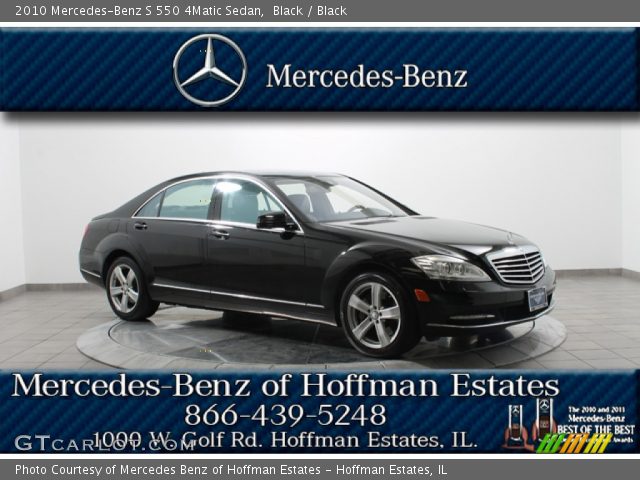 2010 Mercedes-Benz S 550 4Matic Sedan in Black