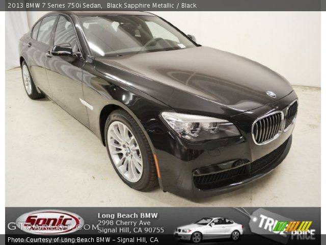 2013 BMW 7 Series 750i Sedan in Black Sapphire Metallic