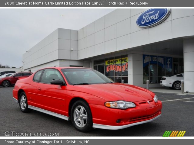 2000 Chevrolet Monte Carlo Limited Edition Pace Car SS in Torch Red