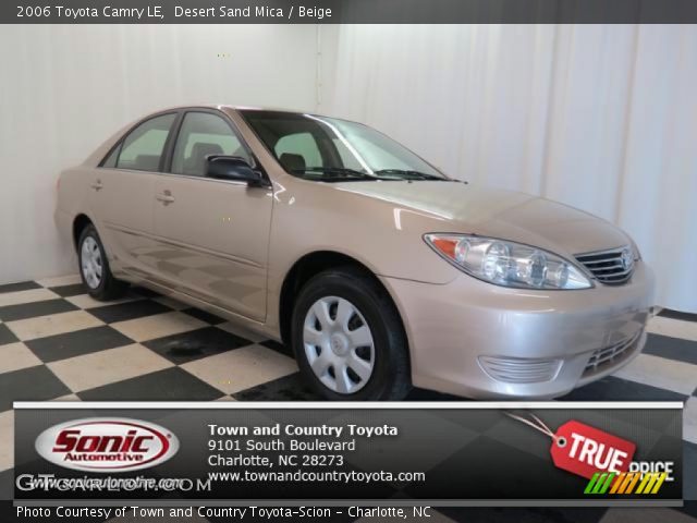 2006 Toyota Camry LE in Desert Sand Mica