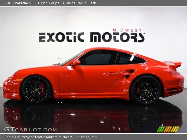 2008 Porsche 911 Turbo Coupe in Guards Red