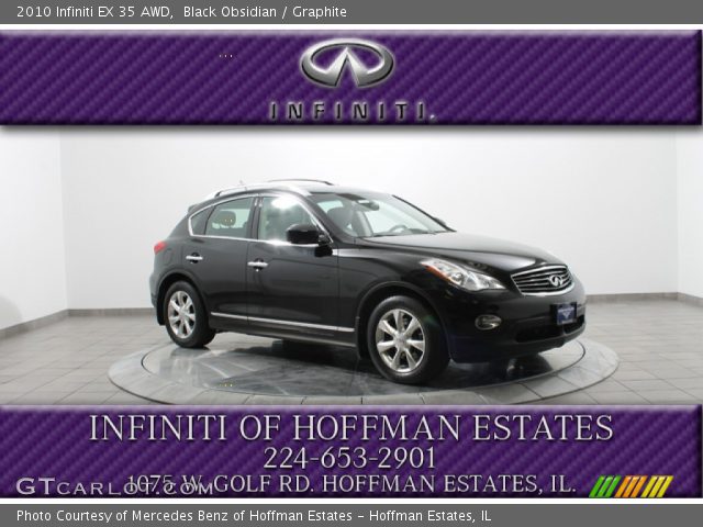 2010 Infiniti EX 35 AWD in Black Obsidian