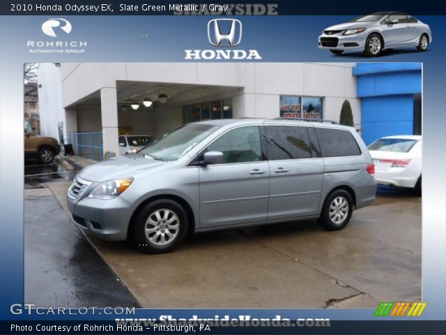 2010 Honda Odyssey EX in Slate Green Metallic