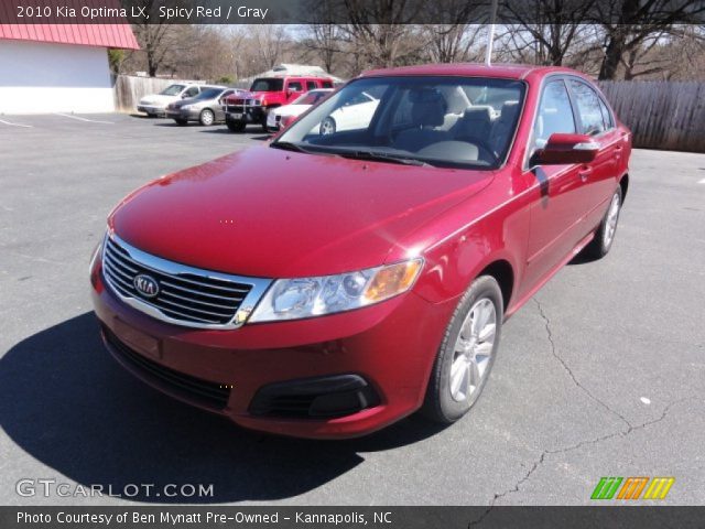 2010 Kia Optima LX in Spicy Red
