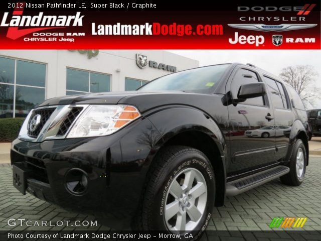 2012 Nissan Pathfinder LE in Super Black