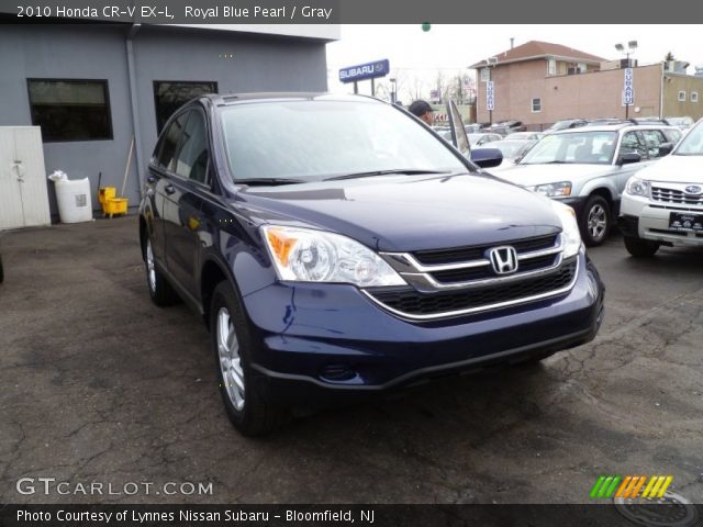 2010 Honda CR-V EX-L in Royal Blue Pearl