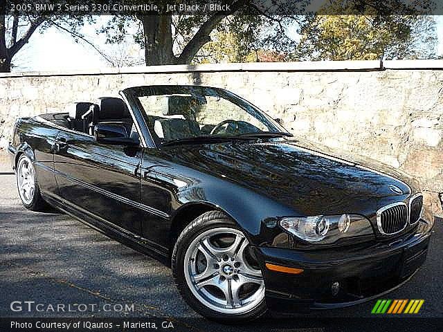 2005 BMW 3 Series 330i Convertible in Jet Black