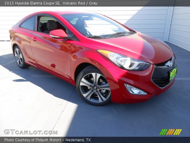 2013 Hyundai Elantra Coupe SE in Volcanic Red