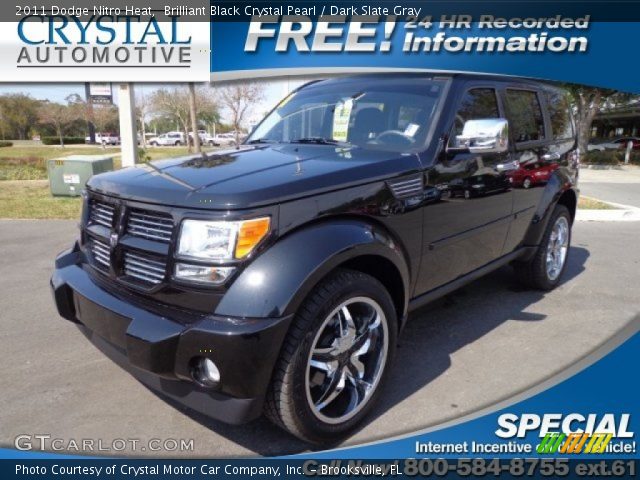 2011 Dodge Nitro Heat in Brilliant Black Crystal Pearl