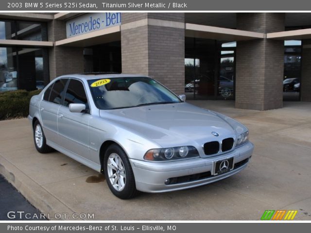 2003 BMW 5 Series 525i Sedan in Titanium Silver Metallic