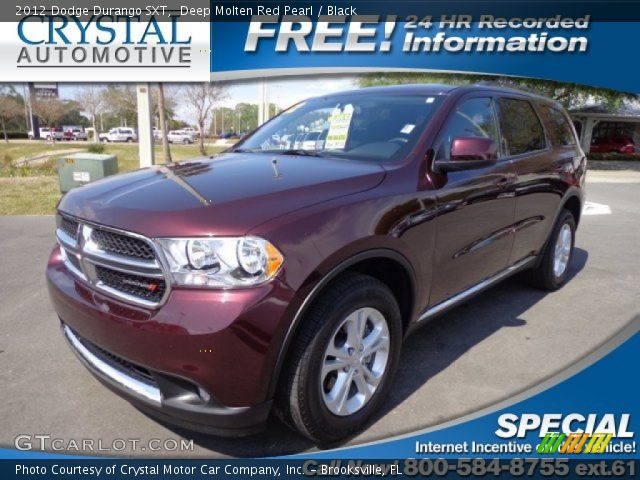 2012 Dodge Durango SXT in Deep Molten Red Pearl