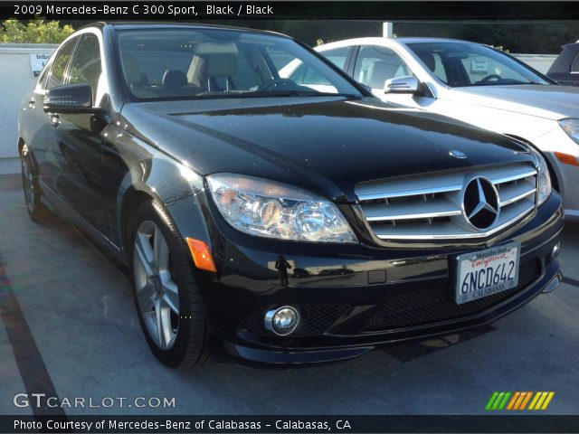 2009 Mercedes-Benz C 300 Sport in Black