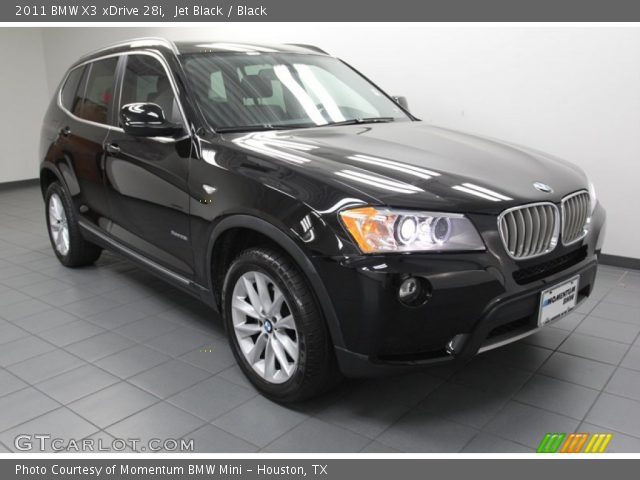 2011 BMW X3 xDrive 28i in Jet Black