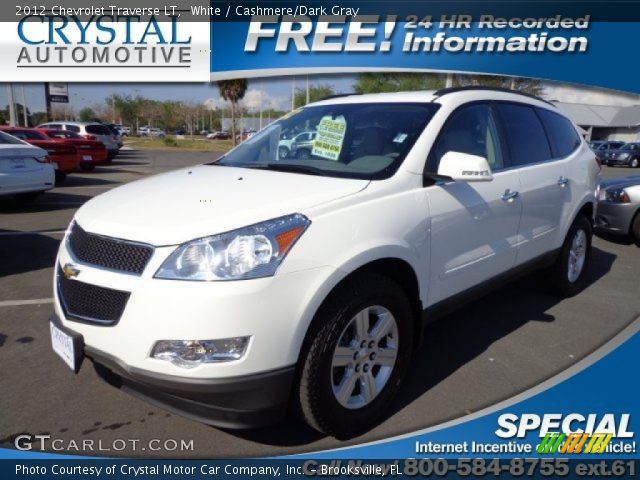 2012 Chevrolet Traverse LT in White