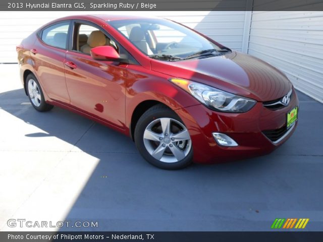 2013 Hyundai Elantra GLS in Sparkling Ruby