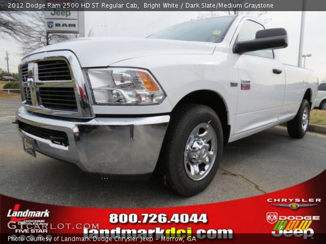 2012 Dodge Ram 2500 HD ST Regular Cab in Bright White