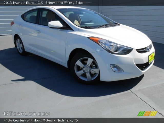 2013 Hyundai Elantra GLS in Shimmering White