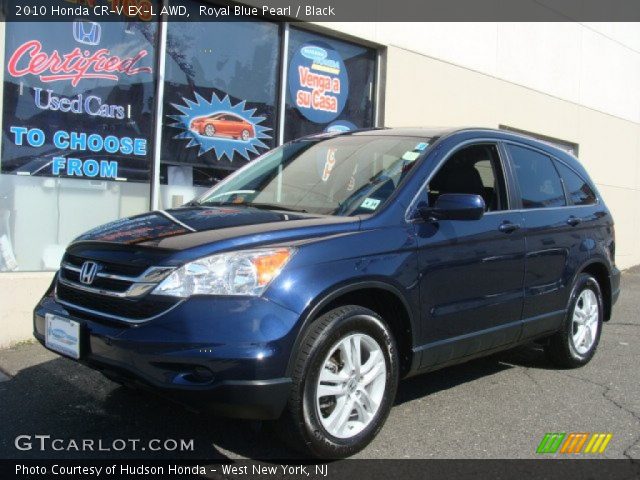 2010 Honda CR-V EX-L AWD in Royal Blue Pearl