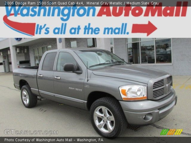 2006 Dodge Ram 1500 Sport Quad Cab 4x4 in Mineral Gray Metallic