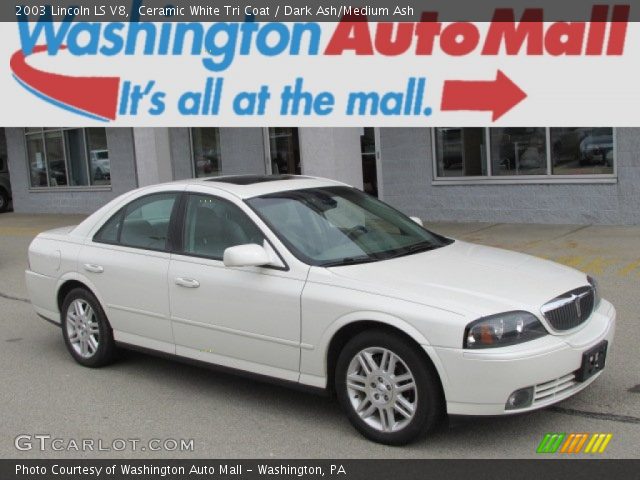 2003 Lincoln LS V8 in Ceramic White Tri Coat