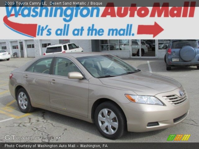 2009 Toyota Camry LE in Desert Sand Metallic