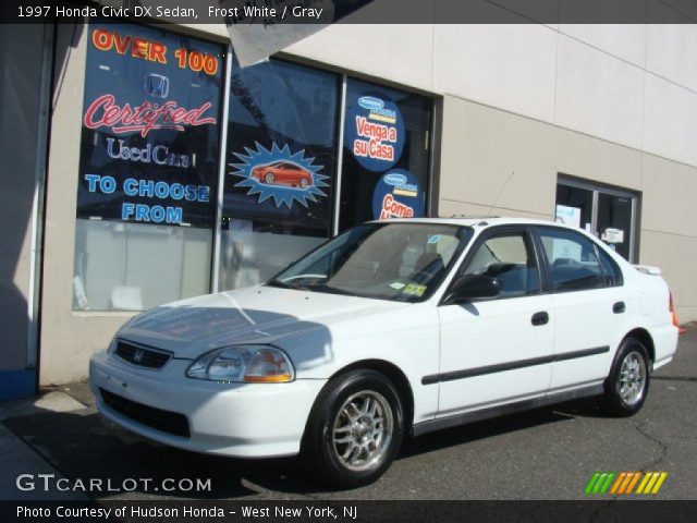 1997 Honda Civic DX Sedan in Frost White