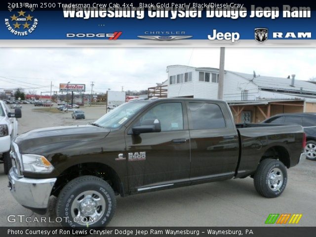 2013 Ram 2500 Tradesman Crew Cab 4x4 in Black Gold Pearl