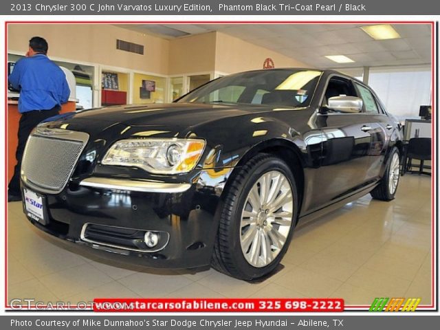 2013 Chrysler 300 C John Varvatos Luxury Edition in Phantom Black Tri-Coat Pearl