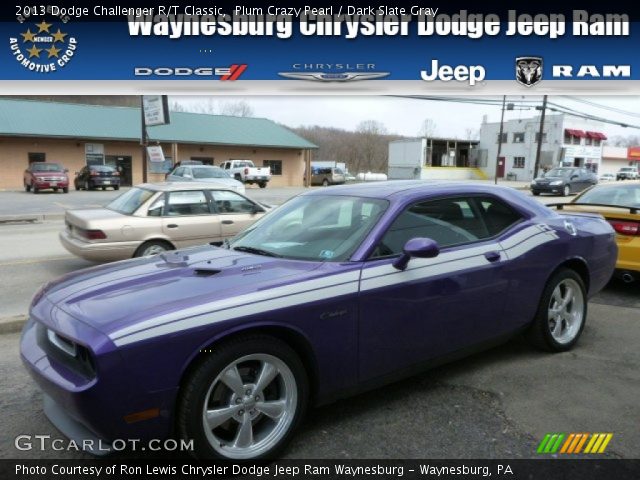 2013 Dodge Challenger R/T Classic in Plum Crazy Pearl