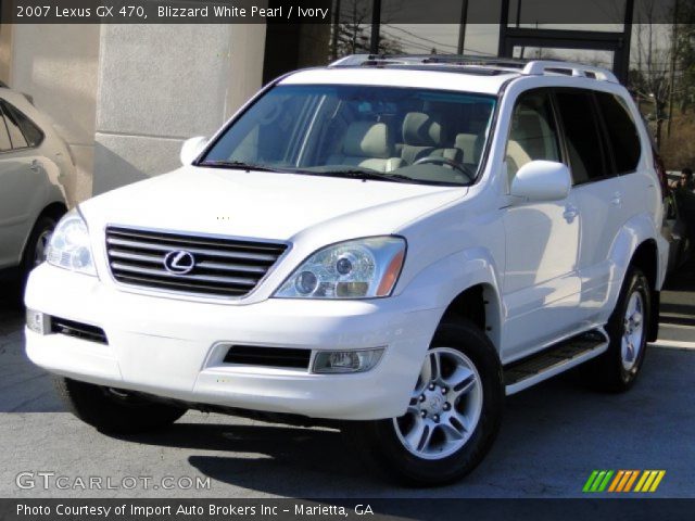 2007 Lexus GX 470 in Blizzard White Pearl