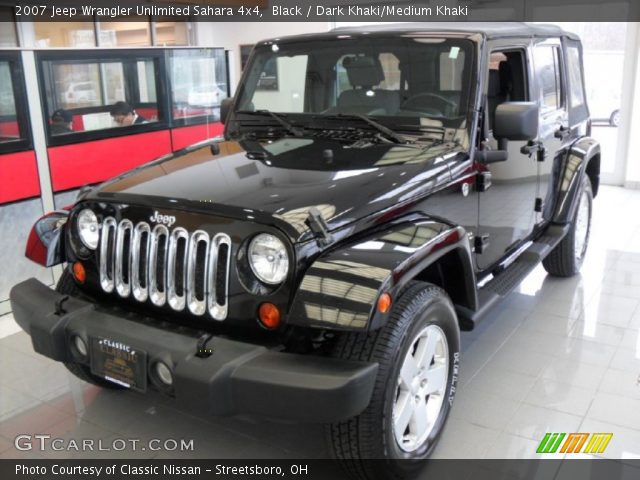 2007 Jeep Wrangler Unlimited Sahara 4x4 in Black