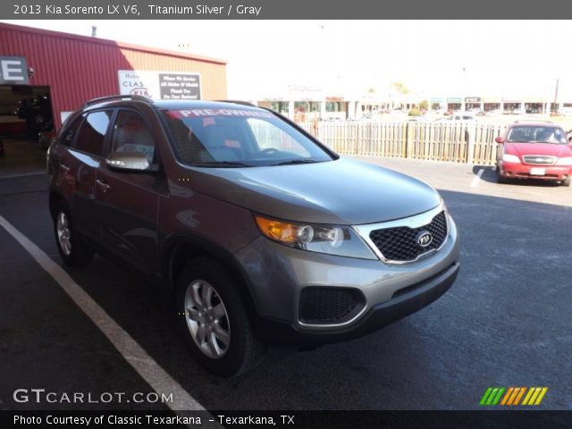 2013 Kia Sorento LX V6 in Titanium Silver